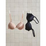 Vertbaudet - Set van 2 - Satijnen Microvezel Beha's - Voor Zwangerschap en Borstvoeding