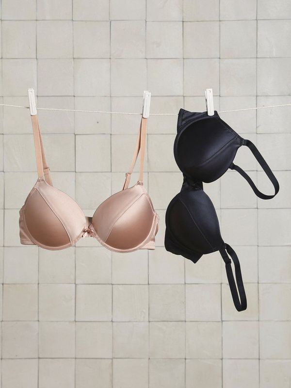 Vertbaudet - Set van 2 - Satijnen Microvezel Beha's - Voor Zwangerschap en Borstvoeding