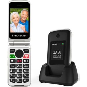 Siltcon - Senioren Telefoon Klapbaar - Grote Toetsen - 4G