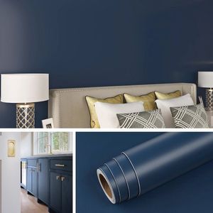 Zelfklevend Behang in Blauw voor Slaapkamer en Badkamer - 40CMx5M