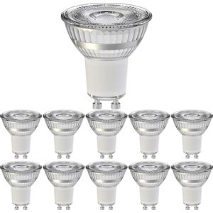 Proventa GU10 LED Lampjes - 3W vervangt 35W - Warm wit - Voordeel - 10 Spotjes