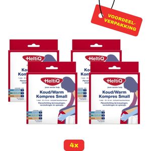 4 x HeltiQ Koud/Warm Kompres Small - Voordeelverpakking