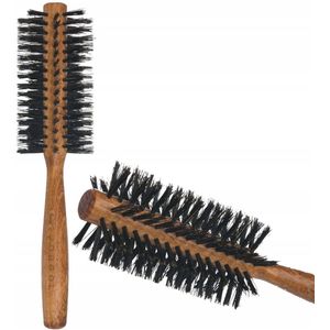 Gorgol Ronde Haarborstel 44mm met Natuurlijk Zwijnenhaar