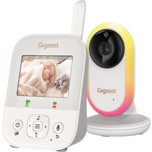Gigaset - Baby 300 Video - Babyfoon - Terugspreekfunctie - Nachtzicht - Nachtlampje