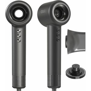 Superkrachtige Haardroger met 500 Miljoen Negatieve Ionen en hoge Luchtstroomsnelheid