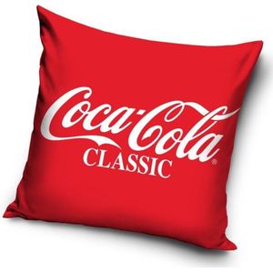 Coca Cola Classic - Sierkussensloop (40 x 40 cm) - 100% Polyester