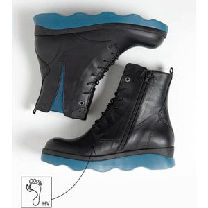 Wolky Dames Laarzen 02978 Akita HV Zwart