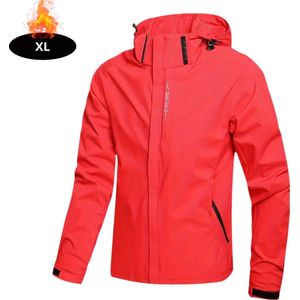 Bovista Windjas Heren - Parka - Lente & Herfst - Jas - Volwassen - Windjack - Windbreaker - Outdoor - Rood - S