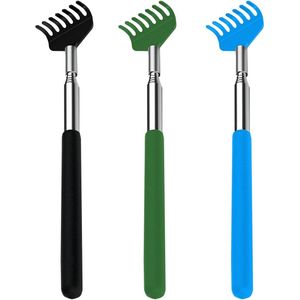 Happy Holidayz Uitschuifbare Ruggenkrabber - Set van 3 - Ruggenkrabbers Uitschuifbaar - Hand Rugkrabber 3 stuks - Back scratcher - Extra lang