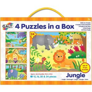 Galt Legpuzzel 4-in-1 Jungle 12-16-20-24 Stukjes