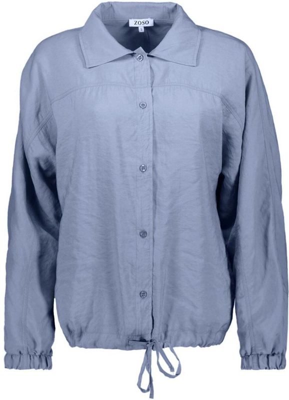 Zoso - Blouse Lisa 254 0015 - Blouse - Blauw - Dames