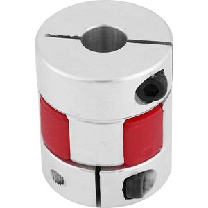 Content in HTML - Pruimvormige Elastische Koppeling 8mm tot 12mm - Aluminium Koppelingsas - Stappenmotoraansluiting 8mm tot 8mm .