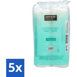 Sence - Wattenschijfjes - Zacht & Sterk - 2 x 70 Wattenstaafjes - Bulkverpakking - 5 stuks