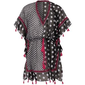 Overtop Dames Beach Zomerjurkje Kaftan Dots