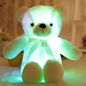 Lichtgevende Knuffelbeer - Wit - LED