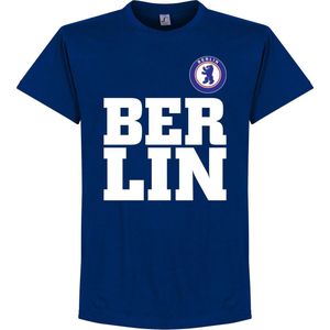 Berlin Text T-Shirt - Blauw - L