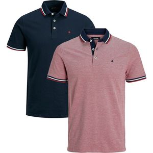Jack & Jones Heren poloshirt 2 pack Paulos - Slim Fit