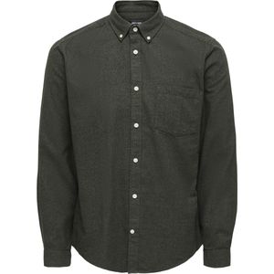 ONLY & SONS ONSNIKO LS MELANGE SHIRT Heren Overhemd - Maat L