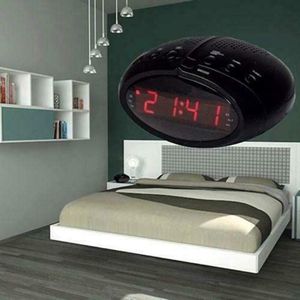 Digitale Wekkerradio met LED-Kleurenscherm en Snooze-Functie