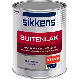 Sikkens Buitenlak - Verf - Hoogglans - Mengkleur - Heidetaupe - 1 liter