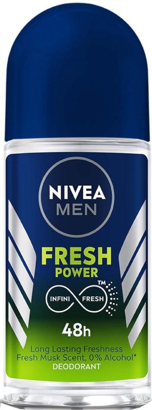 Nivea Deo Roll-on Men - Fresh Power - 50ml