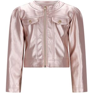 Le Chic - AMOUR fake leather jacket - Metallic Blush - Maat 110
