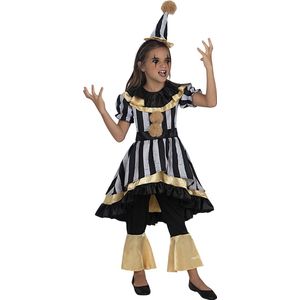 FUNIDELIA Enge Clown Kostuum Deluxe voor Meisjes - 122 - 134 cm
