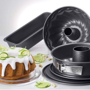 Dr. Oetker Bakvorm set Baking Harmony, 4 stuks . zwart