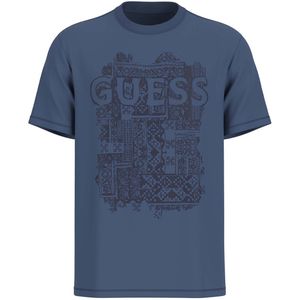 Guess T-Shirt Ss Cn Guess Flock Box T-Shirt - Fashion Wear - Volwassen