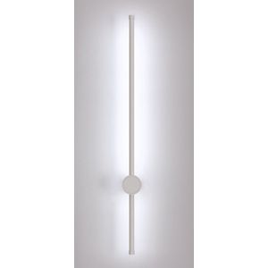 Delaveek-LED wandlamp lang aluminium - wit - 80cm - 16W - wit 6500K