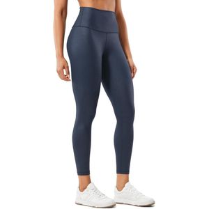 Allecto plus - Matte Kunstleren Legging 25"" voor Vrouwen - Hoge Taille Stretch Ankle Leren Broek - Comfortabele Panty met Butterluxe Stof