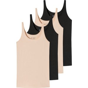 Schiesser Dames onderhemd 4 pack 95/5 organic cotton