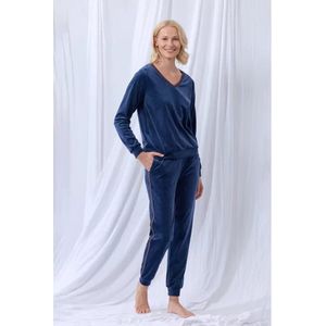 Lords & Lilies huispak dames - donkerblauw - 252-51-TPA-V/831 - maat L