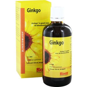 Bloem Ginkgo - Druppels - 100 ml - Voedingssupplement