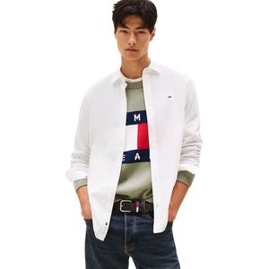 Tommy Jeans - Dm0dm22026 - Overhemd - Donker Nacht Marineblauw - Lange Mouwen