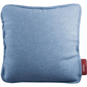 Stoov Warmtekussen | Ploov³ Mid Blue | Duurzaam & Draadloos | Infrarood warmtekussen | 45x45 cm | Base 24Wh batterij