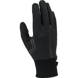 Nike Fleece Tech Handschoenen Zwart Met Touch Screen Vingers
