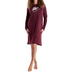 Götzburg - dames slaapkleedje - nachthemd - bordeauxrood - maat 50