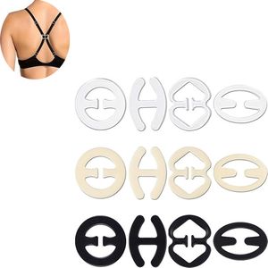 12 stuks-BH Clips- bh clip achterkant- BH accessoires-Onzichtbare Beha Gesp- bra clips-BH Band Houder-beha haakjes- BH accessoire - beha- bh-BH Bandjes Tegen Afzakkende
