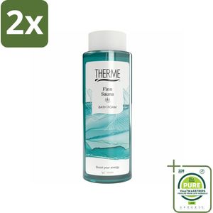 Therme - Finn Sauna - Badschuim - Verfrissend - Verzorgend - 500ml - Voordeelverpakking - 2 stuks - Badschuim - Sauna