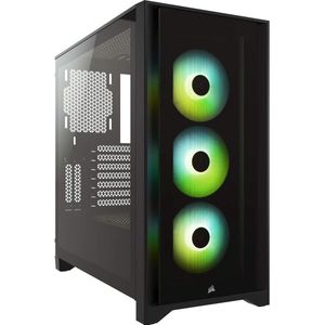 Mid-Tower ATX Behuizing met Gehard Glas en RGB-verlichting - Ruim Binnenwerk en Kabelbeheer