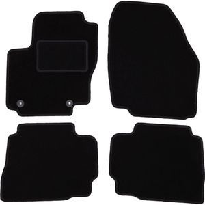 Zwarte veloursmatten voor: Ford Mondeo MK4 liftback, sedan, stationwagen (2012-2014)