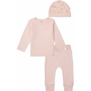 Noppies - Kledingset - 3 delig - Broek Naura Rose Smoke - Shirt Natal - Muts Navar - Maat 44