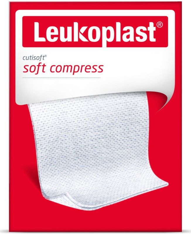 Leukoplast Cutisoft® Verbandgaas 7,5 cm x 7,5 cm - 6 x 12 stuks - Voordeelverpakking