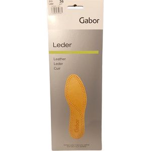 Gabor - Lederen Inlegzool - Comfort - Zwart - Leer