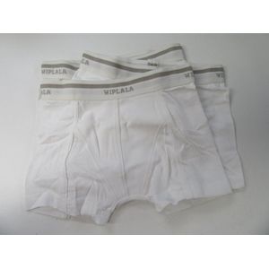 wiplala , 3 pack , boxershort , jongens , wit , 5 / 6 jaar