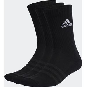 adidas Sportswear Gevoerde Sokken 3 Paar - Unisex - Zwart - 34-36