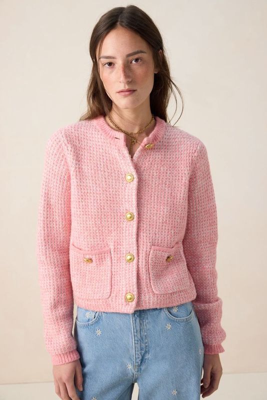 Sissy-Boy - Gebreid Vest - Roze