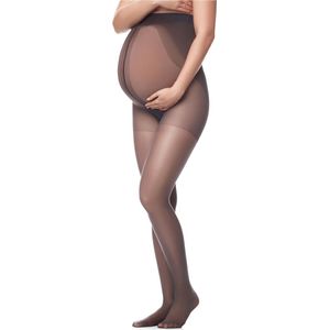 Merry Style Dames Zwangerschap Panty - 40 DEN - Halsterloos - Polyamide - AN-FI-M5109 - Grafiet - S