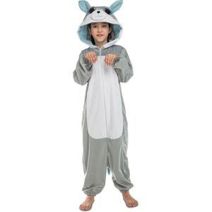 VIVING COSTUMES / JUINSA - Wolf onesie voor kinderen - 110/116 (5-6 jaar)